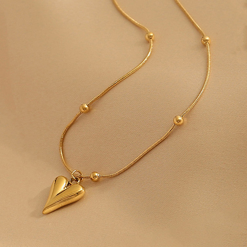 Serenity Heart Chain Necklace