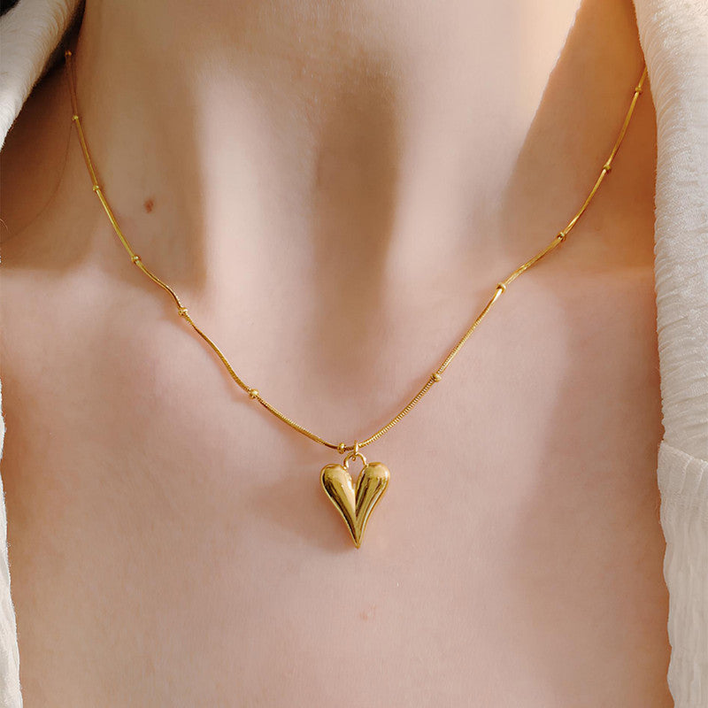 Serenity Heart Chain Necklace