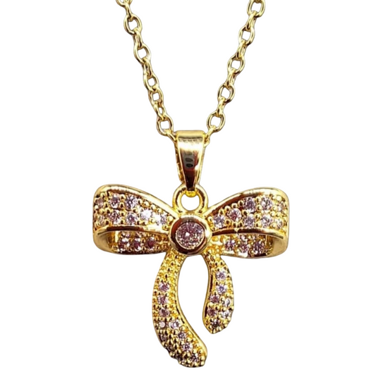 Dainty Bow Necklace