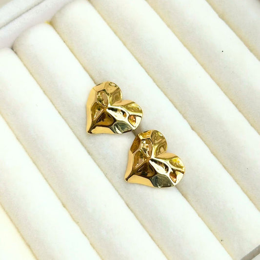 Gleam Heart Studs